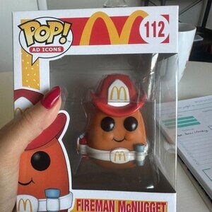Funko POP Ad Icons: McDonald's - Fireman Nugget, Multicolor, Gift Idea NEW